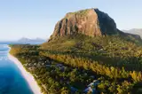 Góra Le Morne Brabant nad laguną Mauritiusa