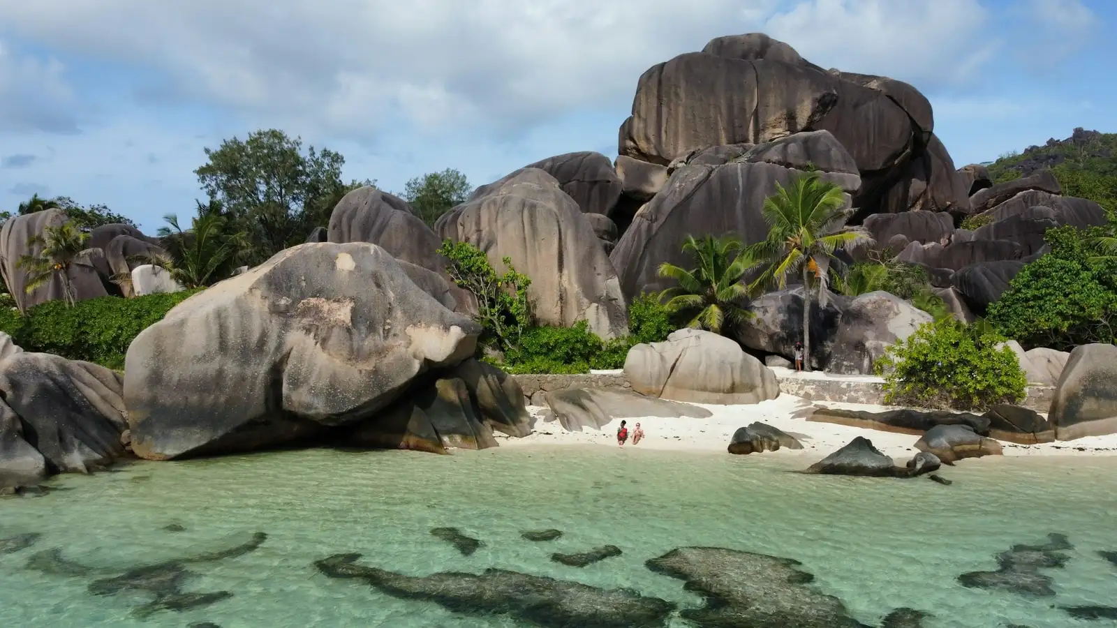 Granitowe głazy na plaży Anse Source d'Argent na La Digue